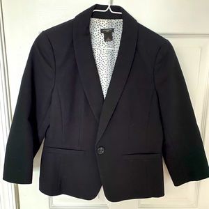 Cropped linen Ann Taylor blazer